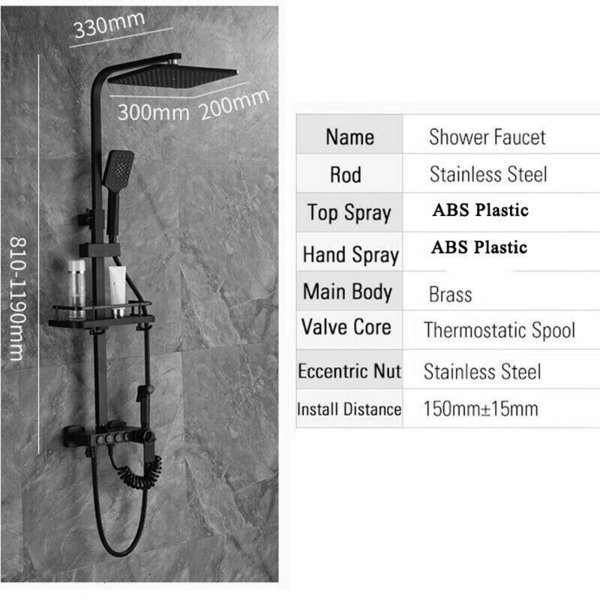 Belfry Bathroom Jahiem Complete Shower System Wayfair.ie